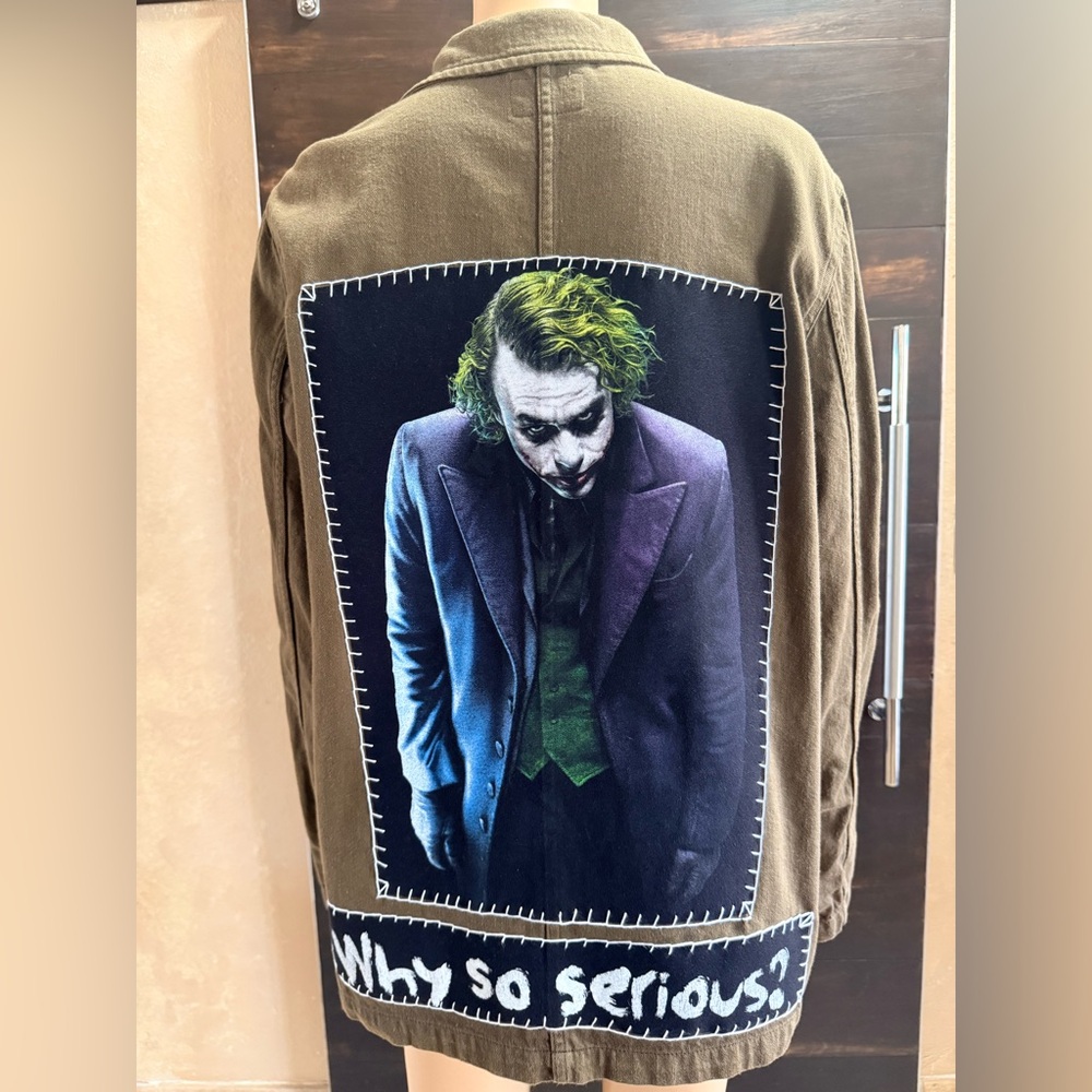 Upcycled Nudie JeansThe Joker Olive Blazer Size M